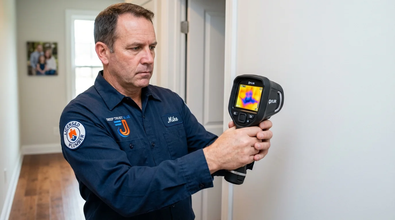 Thermal imaging leak detection by Johns Plumbing LLC in Collins